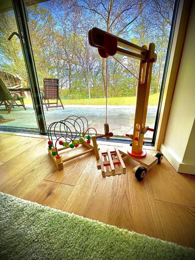 100M2 Fewo Im Haus Am See Mit Garten Bei Potsdam Schwielowsee Luaran gambar